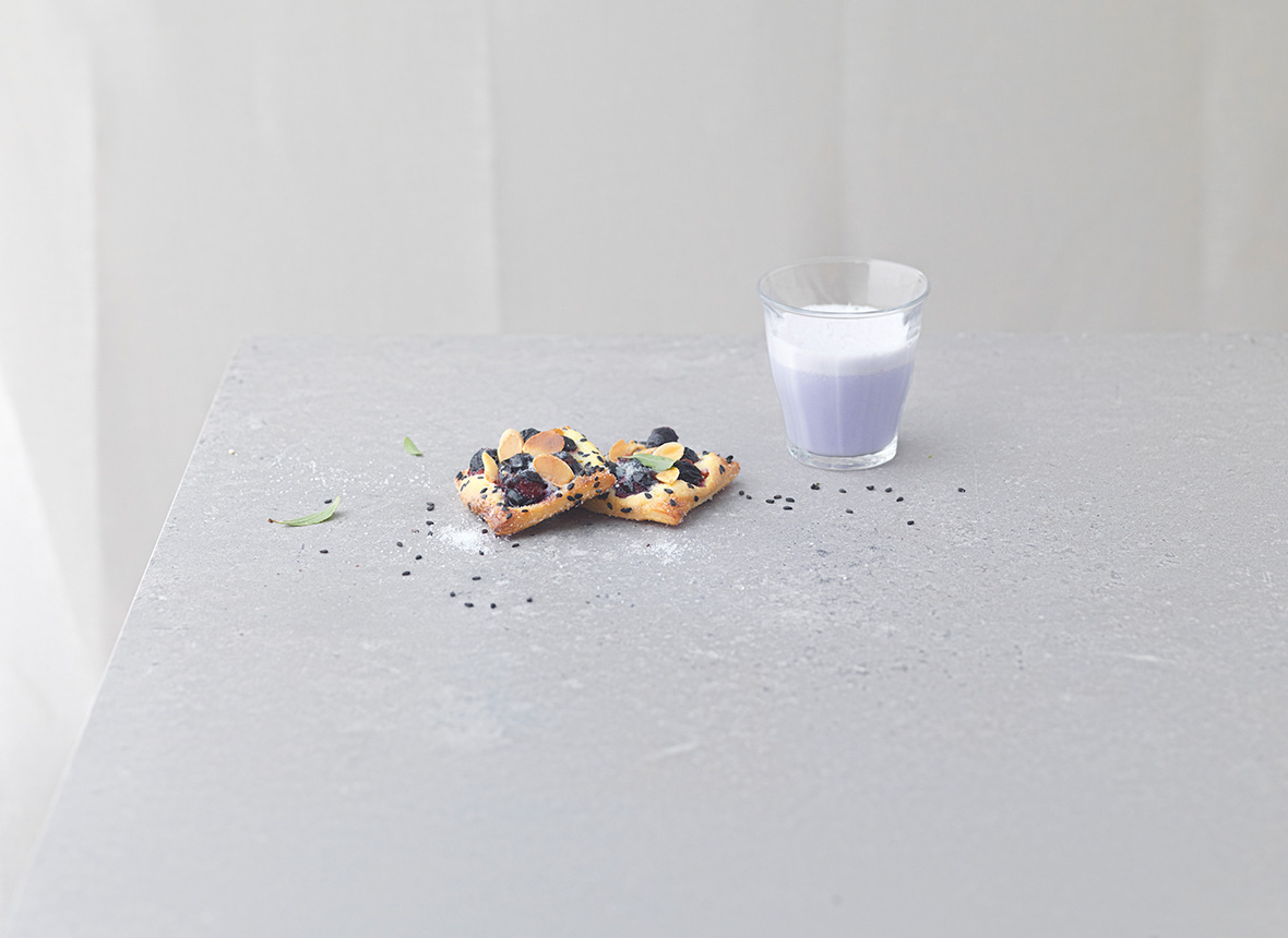 Studio Mixture, fabrique expérimentale d’images culinaires à Nantes : l'apaisante, prunus (recette)
